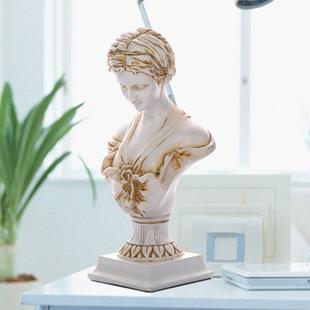 厂家批发欧式软装饰品维纳斯头像摆件 人物少女雕塑艺术品家居件